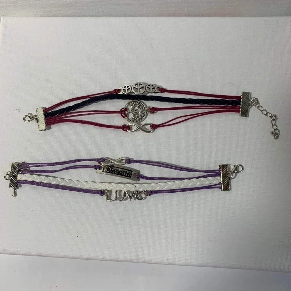 Fun and unique love friendship bracelet
